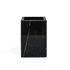 Black Marble 4-Piece Bathroom Set