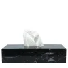 Black Marble Tissue Box