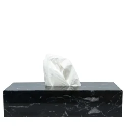 Black Marble Tissue Box