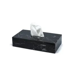 Black Marble Tissue Box