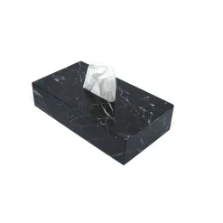 Black Marble Tissue Box