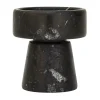 Black Marquina Marble Candle Holder