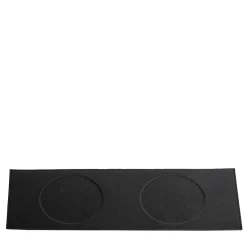 Black Notte Leather Soft Centerpiece