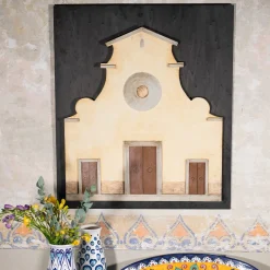 Black Rectangular Panel of Santo Spirito Church