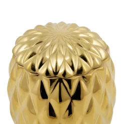 BLACK TIE CANISTER - GOLD