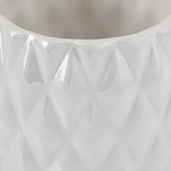 BLACK TIE CANISTER - WHITE