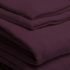 Black-Cherry King-Size Bed Linen Set