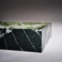 Blessed Square Washbasin in Verde Alpi and Artik Green