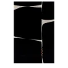 Blocks in Ebony and White Rug by Keith Pillow from Daaa Haus