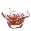 Bloom Orange Glass Centerpiece
