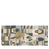 Blue & Gold Chrome Polyester Wallcovering Fabric