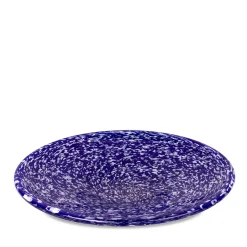 Blue & Ivory Glass Centerpiece