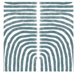 Blue and White Boho Wallpaper