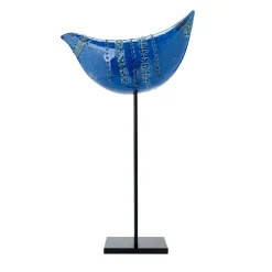 Blue Bird Sculpture by Aldo Londi