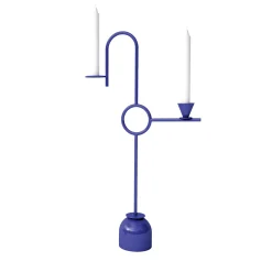 BLUE CANDLEHOLDER #1 by Thomas Dariel