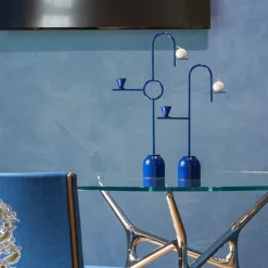 BLUE CANDLEHOLDER #1 by Thomas Dariel