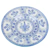 Blue Florentine Fleur-de-Lis Decorative Plate by Lorenza Adami