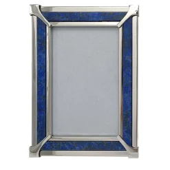 Blue Lapis & Silver Photo Frame