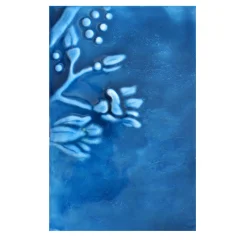Blue Resin Relief LK0 Decorative Panel