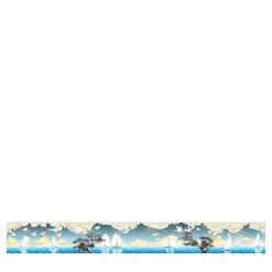 Blue Sea Breeze Polyester Wallcovering Fabric
