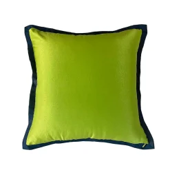 Blue Square Velvet Cushion