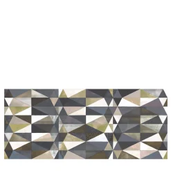 Blue Tribal Fifties Polyester Wallcovering Fabric