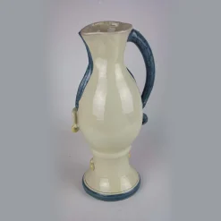 Blue-Haired Woman Ceramic Jug