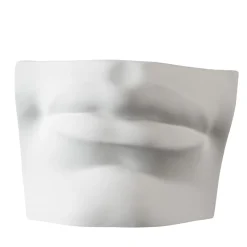 Bocca David White Sculpture