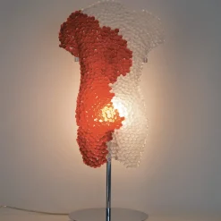 Body Crystal Red Sculpture with Backlit System