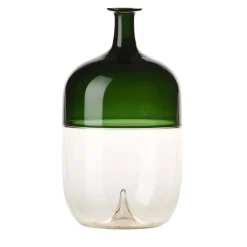Bolle Tall Vase by Tapio Wirkkala in Green/Straw