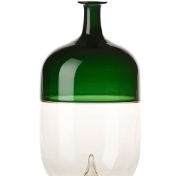 Bolle Tall Vase by Tapio Wirkkala in Green/Straw