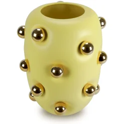 BonBon Lemon Yellow Ceramic Vase