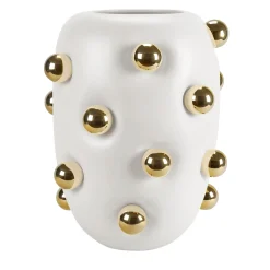 BonBon Vanilla White Ceramic Vase