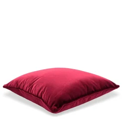 Bordeaux Silk Velvet Carrè Cushion