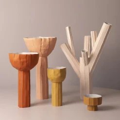 Bosco Corteccia E8/Salmone Decorative Sculpture