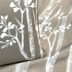 Bosco Fringed Brown Handpainted Blanket