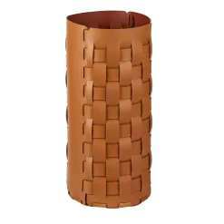 Bottega Cognac/Bordeaux Umbrella Stand by Ekaterina Borovkova