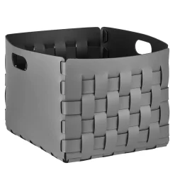 Bottega Gray/Black All Purpose Basket by Ekaterina Borovkova