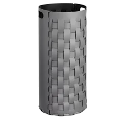 Bottega Gray/Black Laundry Basket by Ekaterina Borovkova
