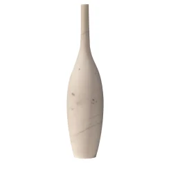 Bottle-Inspired Travertine Decorative Sculpture