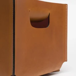 Brad Elm Basket with Handles by Claude Bouchard