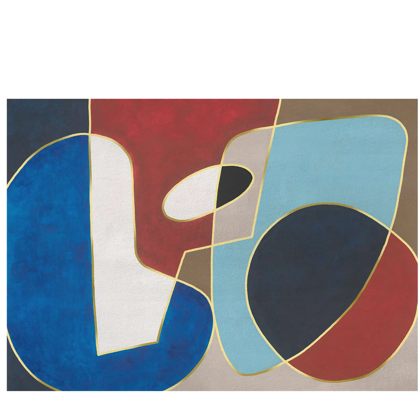 Bright colors shapes on shapes #2 textured wallpaper