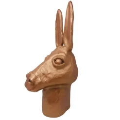 Bronze Donkey Head