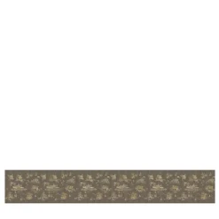 Brown & Gold Hours & Blinks Polyester Wallcovering Fabric