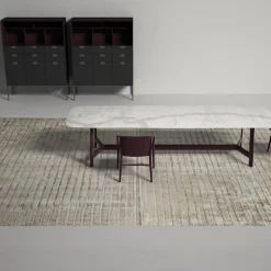 BSG 02 Bamboo Ground Gray Rug by E. Garbin & M. Boglietti