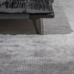 BSI 04 Bamboo Iceberg Silvery Rug by E. Garbin & M. Boglietti