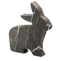 Bunny Large Gray Statuette by Alessandra Grasso