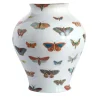 Butterflies Amphora Porcelain Vase H27Cm