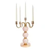 BUTTERFLY CANDELABRA 5 ARMS - PINK