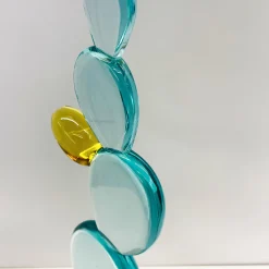 Cactus With Flower Sculpture